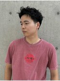 ショートパーマ/無造作ショート/ミドルフェード/ピンパーマ