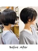 【30代/40代/50代】ショートボブ/お直しカット/阪急豊中