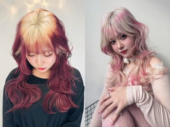 ギグスダブル 栄久屋大通店(gigs double)の写真/カラー診断で自分にぴったりなカラーがわかる♪ハイセンス&ダメージレスなブリーチデザインを叶えてくれる*