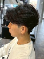 ニアウ 高崎店(Niau)&nbsp;MEN’S HAIR/フェザーパーマ/刈り上げセンターパート/群馬高崎