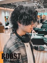 ルースト 渋谷店(ROOST)&nbsp;MEN’S/サーフカール/刈り上げセンターパート/髪質改善/渋谷