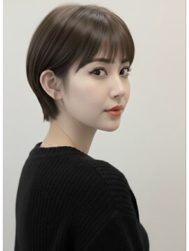 レウナ 外苑前(Reuna) 30代40代大人可愛いショートボブ　大人ショート　前髪
