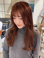 ナリー 裏寺(Nary)&nbsp;オレンジカラー＋ニュアンス/平/Nary裏寺/京都美容室