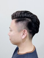 夜髪&nbsp;アシンメトリーがカッコ良い。ワイルドツーブロック