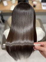 シャルムバイケンジ(Charm.by KENJE) 天使の縮毛矯正銀座髪質改善前髪ピンクベージュアンブレラカラー