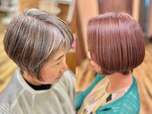ピッカヘアーデザイン(PICKA hair-design)の雰囲気（4、50代の女性が多いお店です☆スタッフも同年代♪）