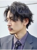 メンズセンターパート☆ニュアンスパーマ
