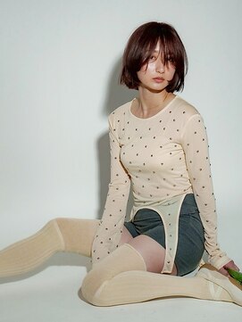 ファルファラ(farfara) 【farfara】レイヤーカット/ミディアムボブ/ブラウン