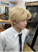 【ブリーチカラー】ホワイトブロンド