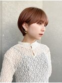 ハンサムショート/丸みショートボブ/20代30代40代50代/顔周り
