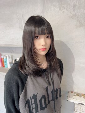 セットアップ 倉敷中庄店(SET-UP) (小顔) レイヤー×モカブラウン