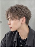 小顔効果◎センターパーマ/ニュアンスパーマで男の格上げ