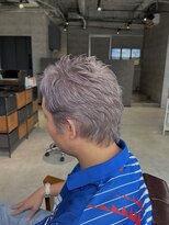 リンドヘアー アンド アイラッシュ(LINDO)&nbsp;ホワイトシルバー/メンズハイトーン
