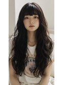 無造作パーマ/セミロング