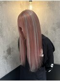 ペールピンク/長さ出し/横浜ハイトーン