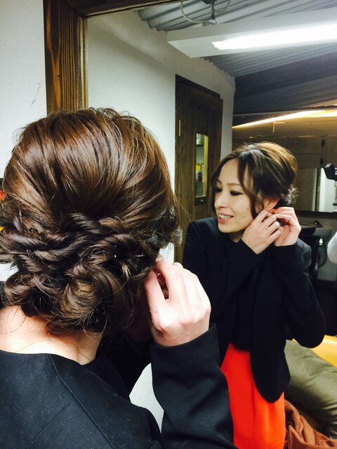 大人可愛いいヘアアレンジ