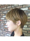 ショート☆【カットだけで創るキレイなシルエットショート】