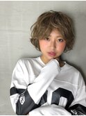 小顔 ことりベージュ ウォーターフォール