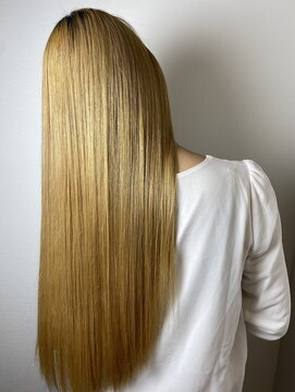 アッシュ 新杉田店(Ash) ブリーチ縮毛矯正 艶感 髪質改善 トリートメント