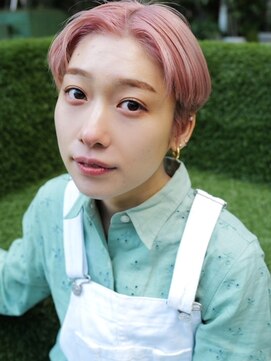 セシルヘアー 京都駅前4号店(Cecil hair) #ミルクティーピンク#春カラー#ハイトーンカラー