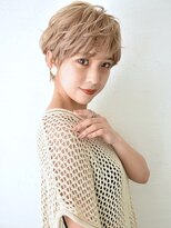 オーロ 西大寺店(ORO)&nbsp;マニッシュショート×ペールベージュ