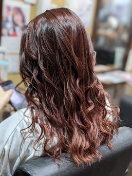 パピヨンロゼ(Papillon Rose) コーラルピンク グラデーション mix巻き