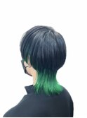 *メンズ*ウルフ×グリーン