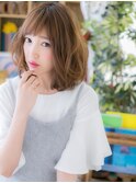 斜めバング小顔くせ毛風ヘルシースタイルh2戸田公園20代30代40代