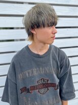 ユイマァルスロウ(YUIMARL SLOW)&nbsp;メンズルーツカラー(ホワイトブロンド×ブラック)