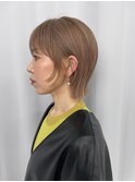 切りっぱなしと顔まわりデザイン