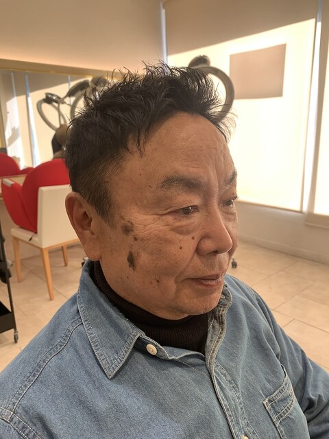 初美容室！　60代　イメチェン　イケオジカット