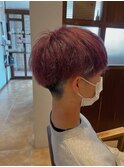 ◆ダブルカラー◆マッシュ×ピンク【北川】