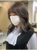 インナーカラー/アッシュブラウン/ホワイトベージュ/学割U24