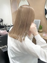 クーナバイトマト 横浜(Cuna by TOMTO)&nbsp;【YUYA】ブリーチカラー_ミルクティーベージュ_ブリーチ1回