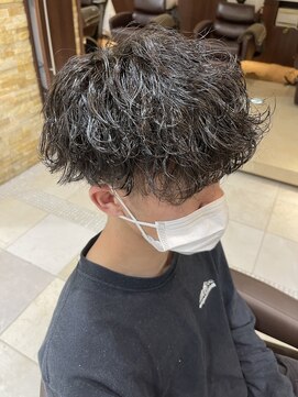 ファブ 千葉店(FaB) 波巻き/.カルマパーマ/メンズヘア/千葉駅