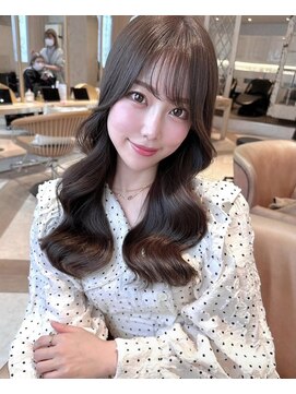 プアメリア 名古屋(Puamelia) 艶カラー！韓国風巻き　シースルーバング　トリートメント