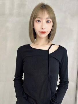 ロンド ジュルード 名古屋(Lond jeloud) ショート ボブ インナーカラー 韓国風41103