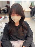 【顔まわりカット】巻き髪スタイル