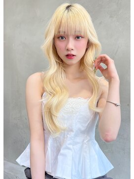 ケイト(kate) 【kate 大宮】ホワイトブロンド×韓国風くびれ巻き