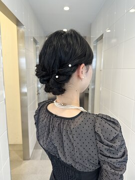 結婚式.謝恩会ヘアセット