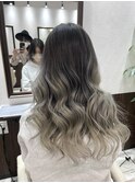バレイヤージュ/グラデーション/レイヤーカット/外国人風/堺東