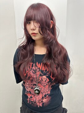 キー(kii) レッドブラウン+レイヤーカット