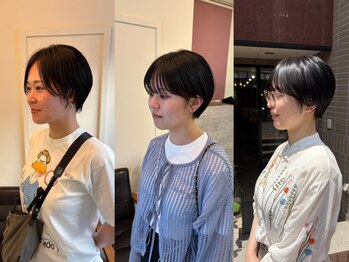 メール(mer)の写真/前髪やサイドラインなど細部までまとまりのあるスタイルを創り上げるのでショートスタイル初挑戦の方にも◎