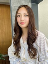 ルービック(Rubik's)&nbsp;【大人ゆるウェーブ×透明感ブラウン】柔らかロングスタイル