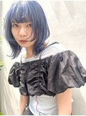 【KARIN】レイヤーカット×ライトブルーカラー