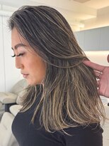 ノラ ウメダ(NORA UMEDA)&nbsp;海外風極細ハイライトインナーハイライト地毛ハイライトカラー