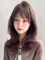 アグノス 青山(Agnos)&nbsp;フェイスフレーミングシースルーバング斜めバング#521f0922