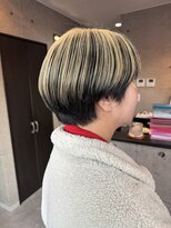 サロンドフィール 豊岡店(Salon de feel)&nbsp;#ショートカット#アンブレラカラー#抜きっぱなし