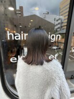 エル トゥー エフ(el two ef)&nbsp;ミディアムボブ/外ハネ