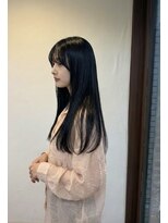 ヘアサロン ミロ(Hair Salon MIRO)&nbsp;前髪カット/ブルーブラック/韓国ヘア/レイヤーカット